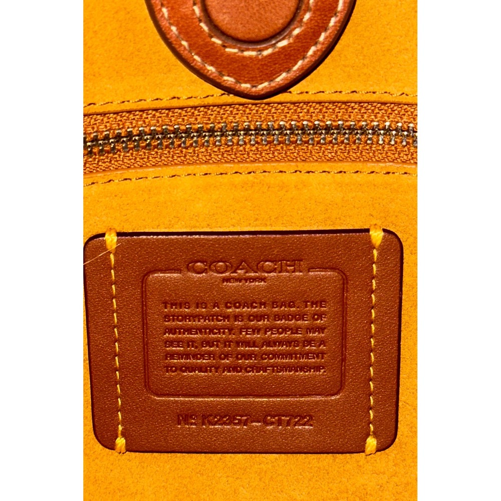 Coach Cargo Shoulder Bag in Burnished Amber - Picture 12 of 12